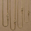 Halskette aus Gold - Schlangenkette