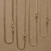 Halskette aus Gold - Schlangenkette