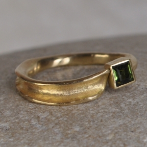 Ring aus Gold - Turmalin