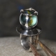 Ring aus Silber mit Murmel